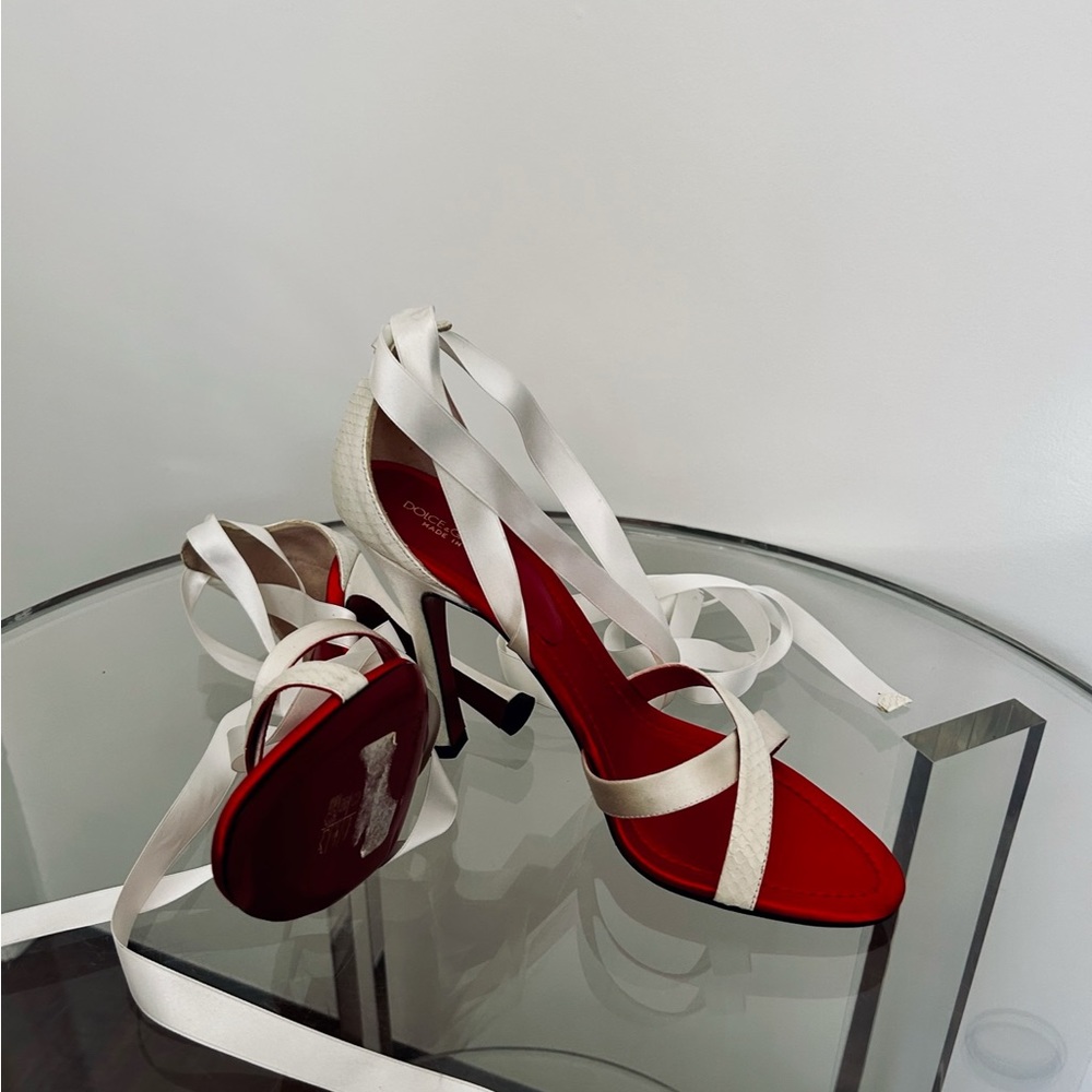 Italian Dolce & Gabana Ribbon Heels